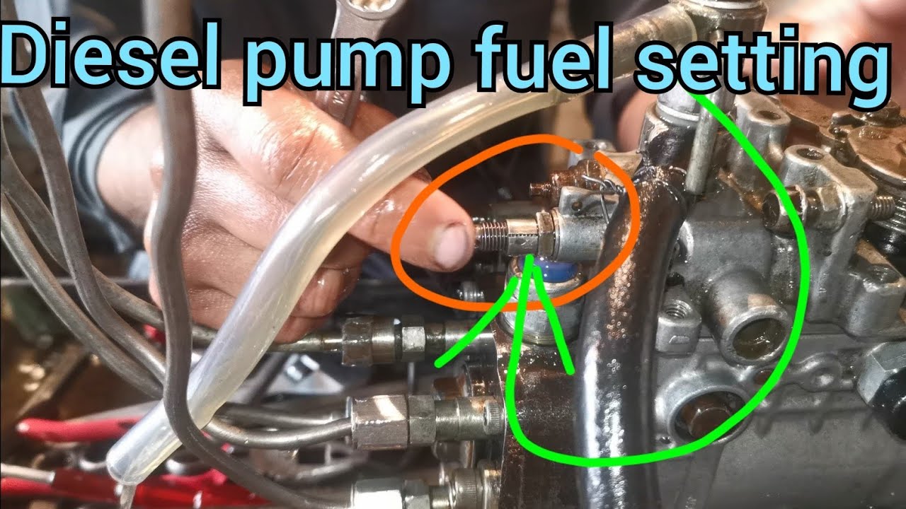 diesel pump fuel setting | pump prashor setting