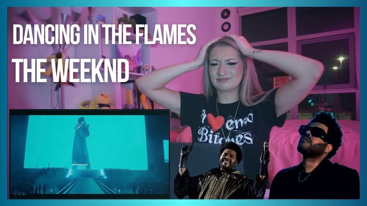 The Weeknd - Dancing In The Flames (Official Music Video & Live from São Paulo) REACTION