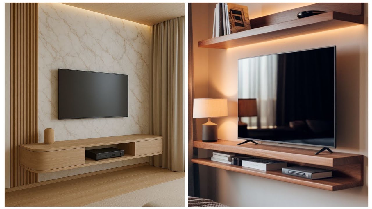 Minimal TV Wall Design Ideas | Clean & Modern Living Room Inspiration