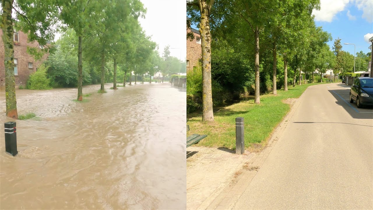 Overstroming Nederland 2021 | Gulp en Geul tijdens en na de ramp