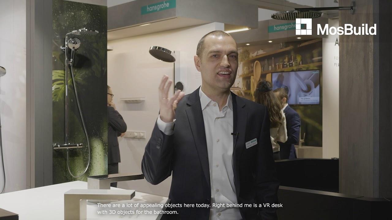 MosBuild 2019 the largest building & interiors trade show. Interview with Hansgrohe