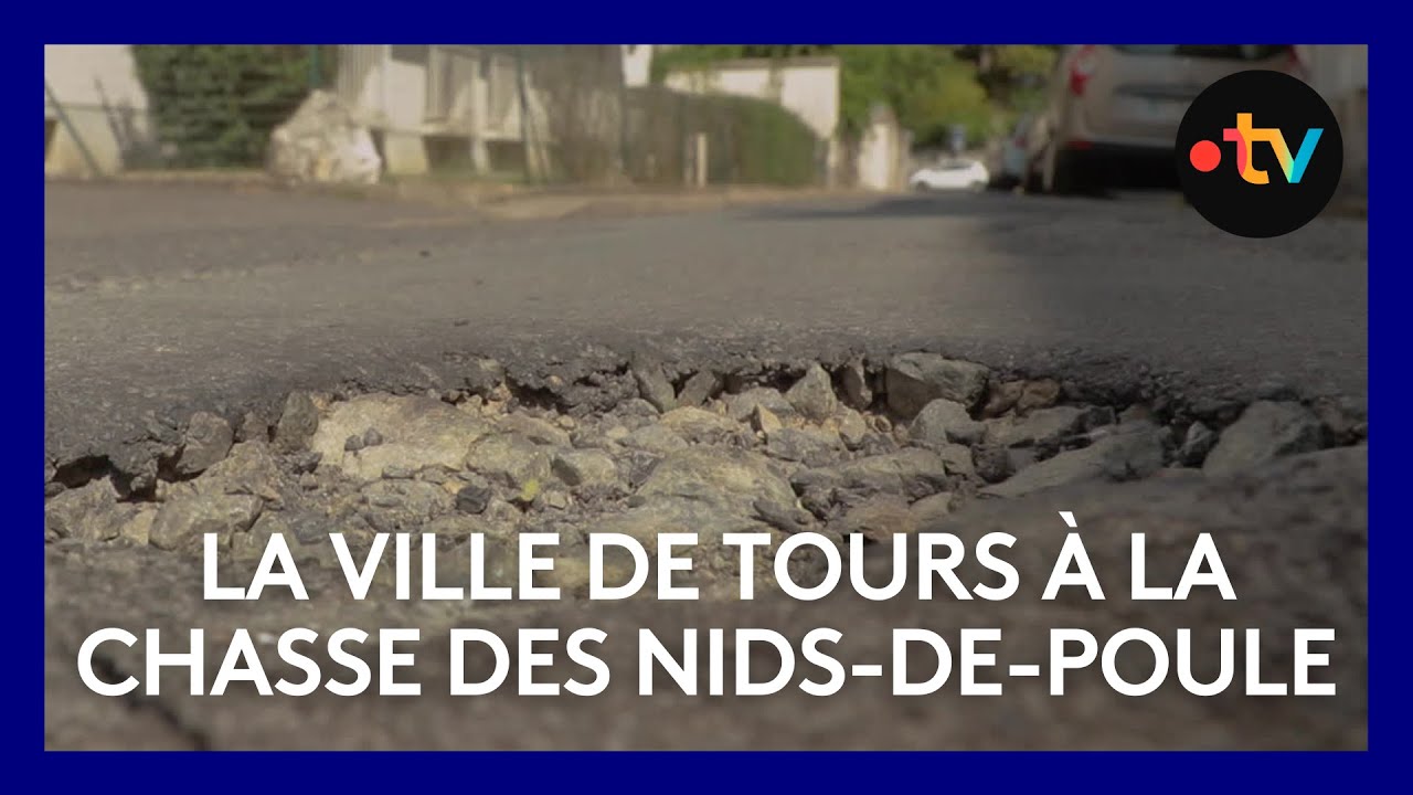 La ville de Tours à la chasse des nids-de-poule, véritables dangers sur nos routes