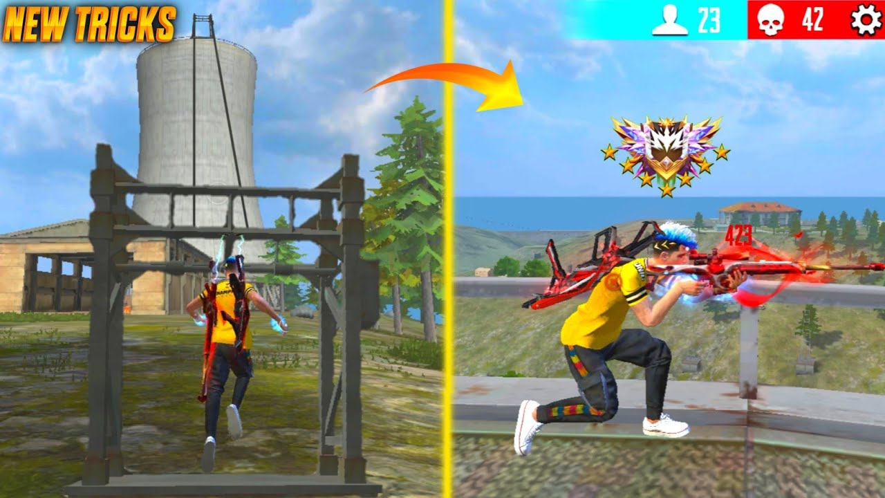 FREE FIRE TIPS AND TRICKS AFTER UPDATE 😱 | HIDDEN PLACE IN FREE FIRE | NEW UPDATE FREE FIRE TIPS 