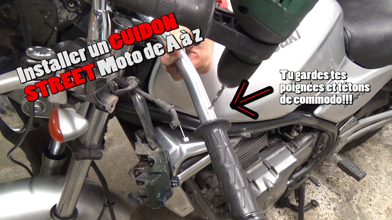 Installer un guidon street moto de A à Z