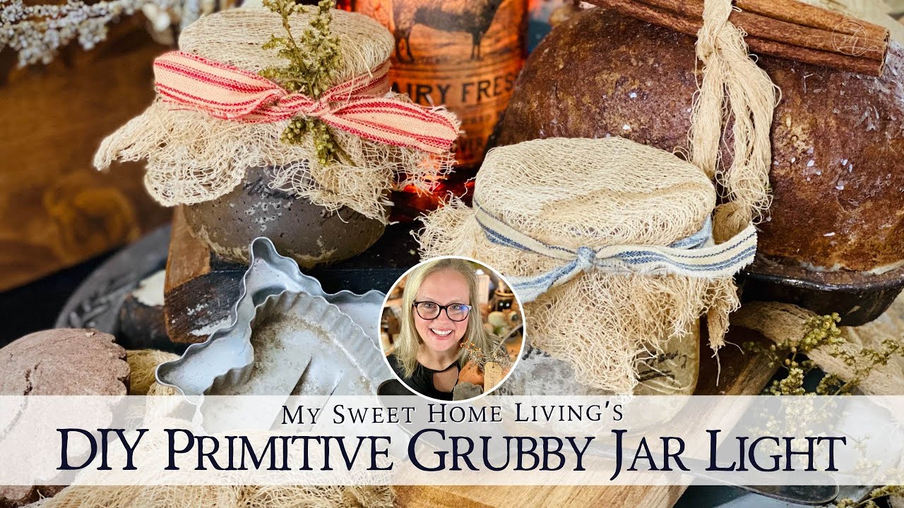 DIY Primitive Jelly Jars - How To Make