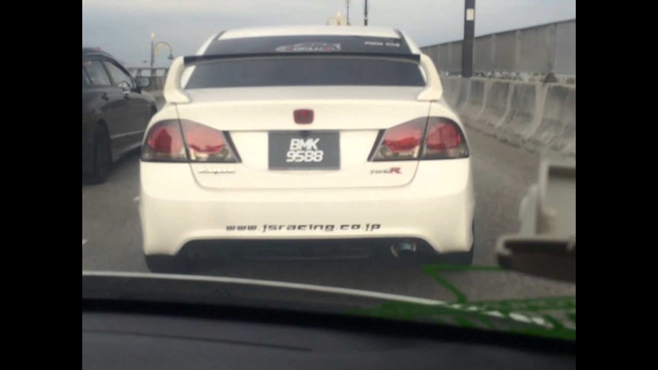 Straight pipe Honda Civic FD2R Compilation