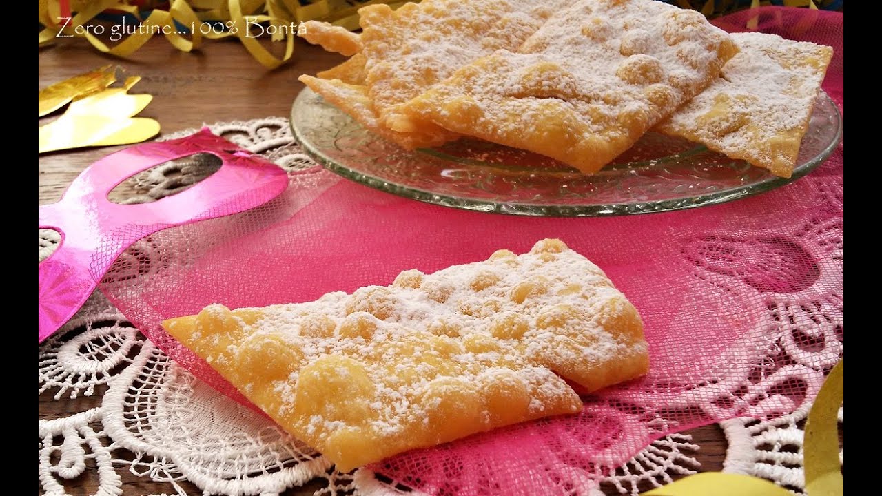 Chiacchiere di carnevale senza glutine