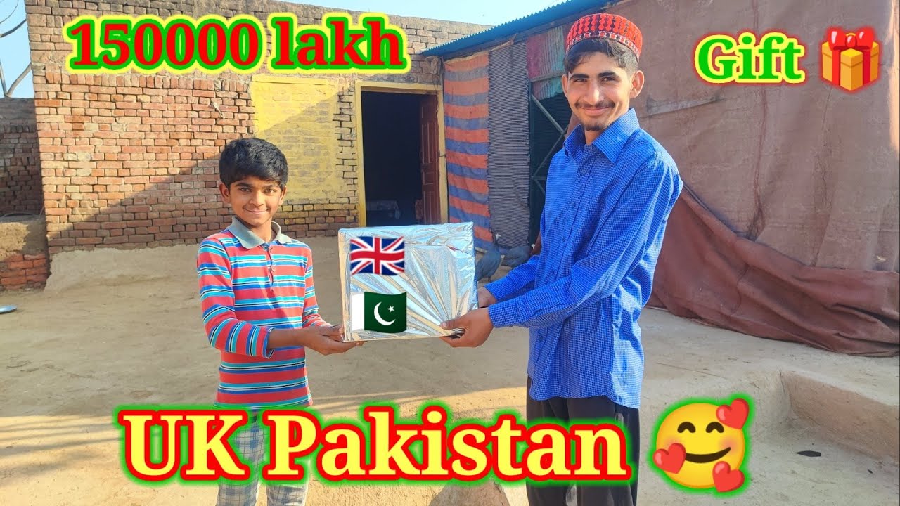 150000 Lakh Ka Gift 🎁 UK 🇬🇧 Pakistan 🇵🇰 Gifts Unboxing| Amish Sidhu Vlogs