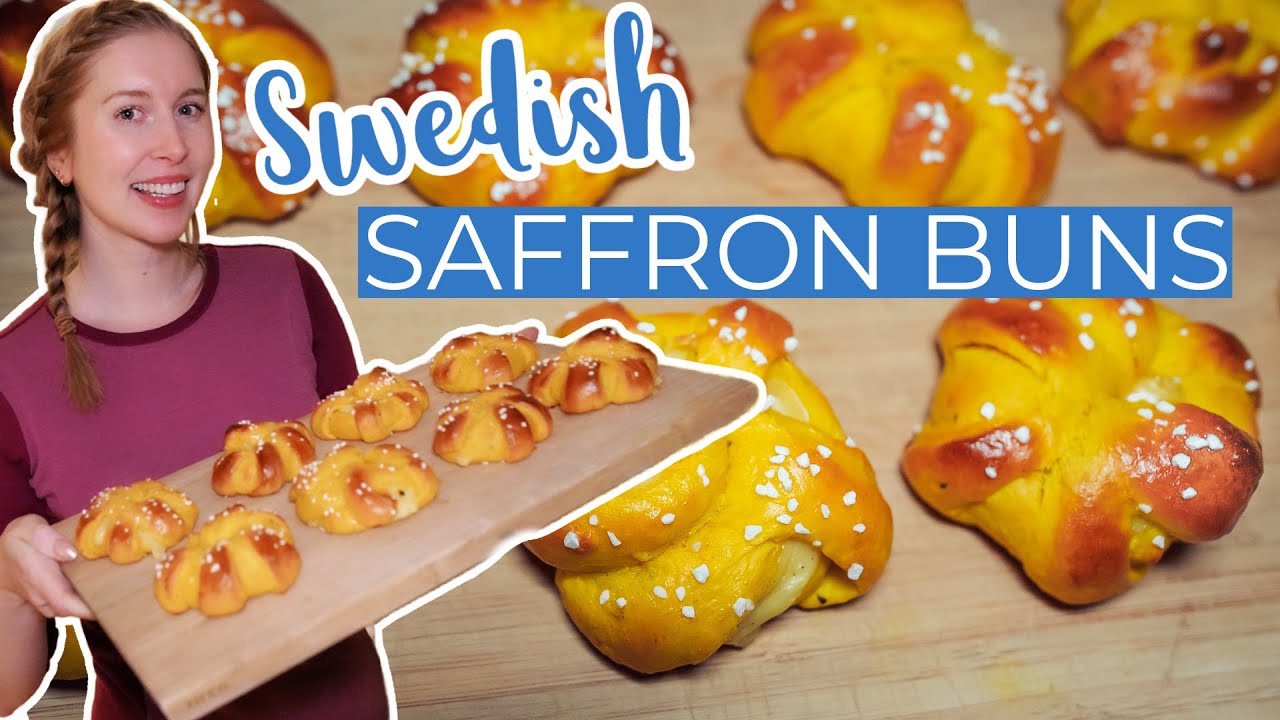 Make Delicious Swedish Saffron Buns with Vanilla Filling