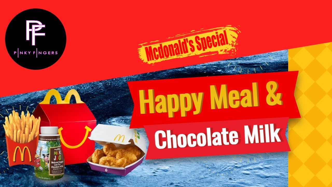 Happy Meal and Chocolate Milk | Pinky Fingers | Kids Channel | Sing-a-long |