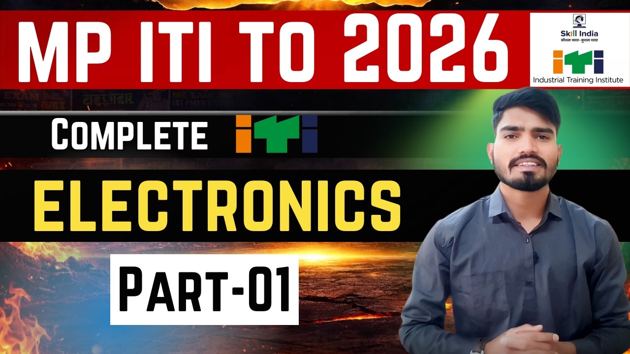 Day 01 MP ITI TO 2026 Electronics Previous & Expected MCQs By Rakesh Verma #mpitito #iti