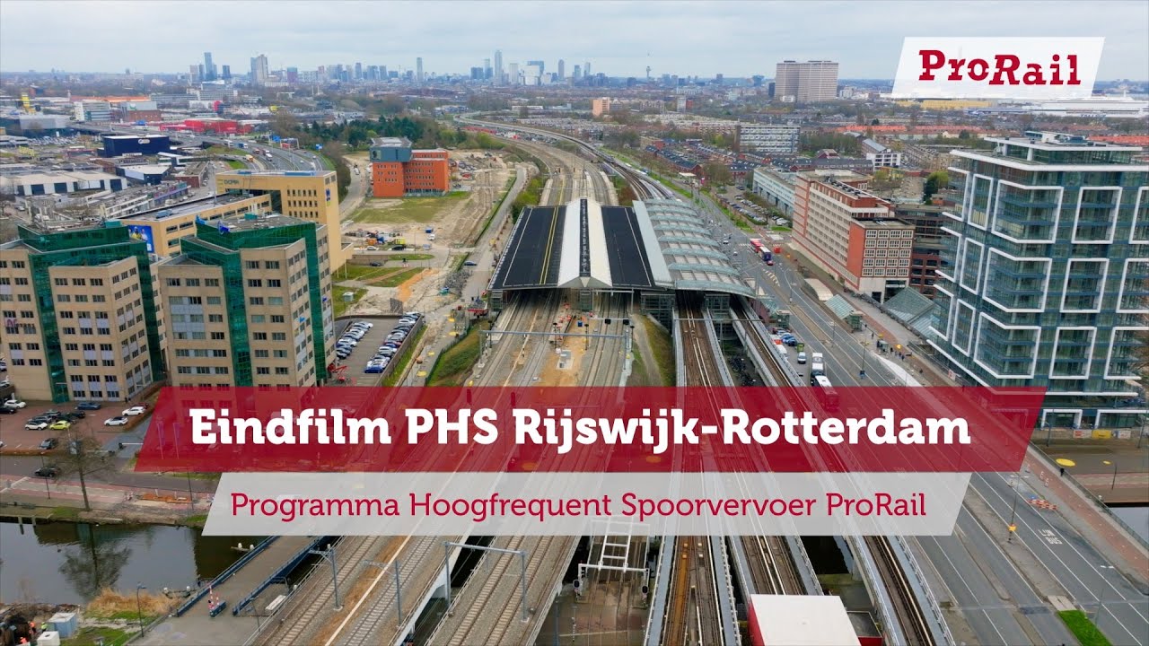 Project PHS Rijswijk-Rotterdam - Programma Hoogfrequent Spoorvervoer, ProRail, update april 2025