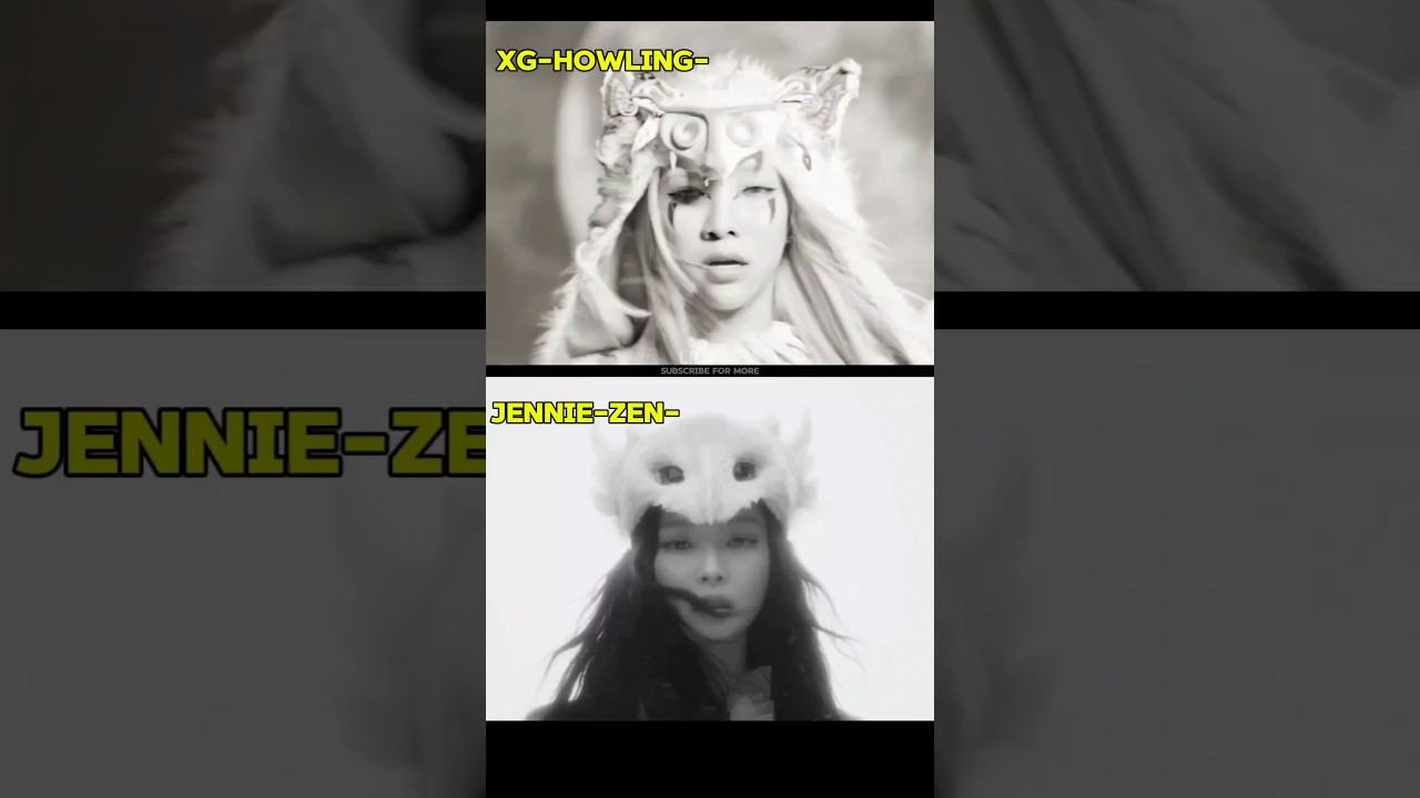 Jennie Zen similar to XG's Howling ??? - Read description/ Related video #jennie #kpop #kpopnews #xg