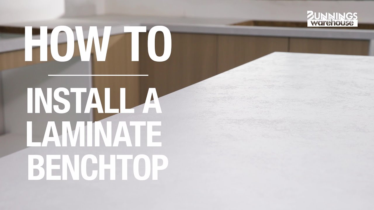 How To Install A Laminate Benchtop - Bunnings Warehouse