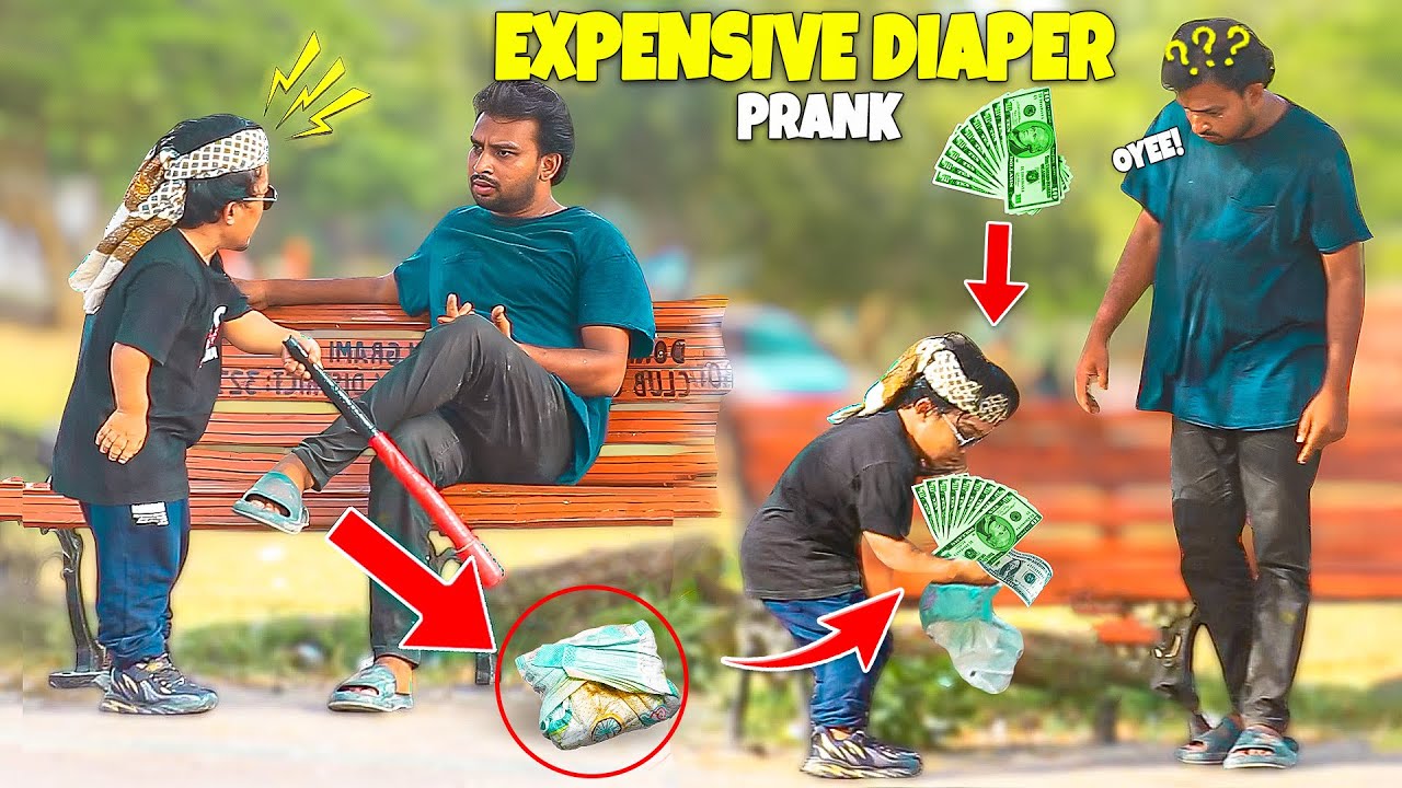 Expensive Diaper Prank - Funny Reactions | @NewTalentOfficial
