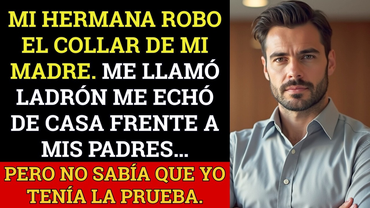 Mi HERMANA Robó El Collar De Diamantes De Mi Madre Y Me Echó La Culpa… Pero No Sabía Que Dejé Prueba