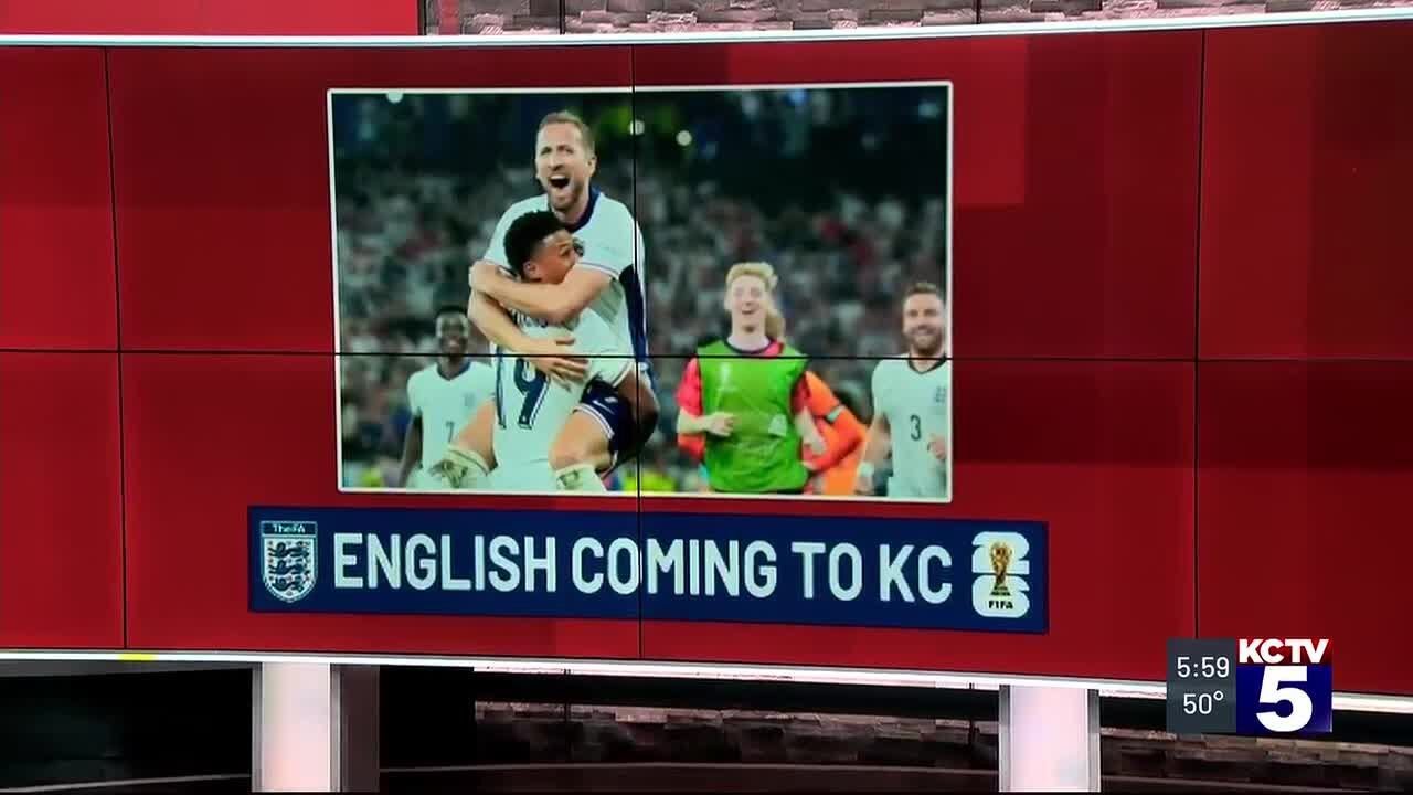 England announces Kansas City as base camp for 2026 FIFA World Cup