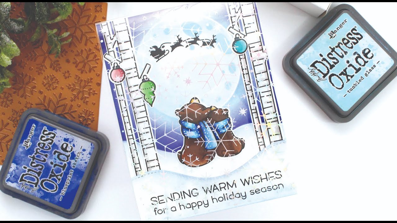 Hot-foiled acetate card with Mindy