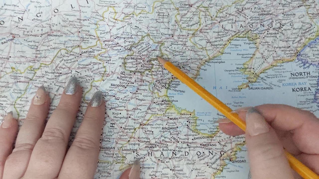 ASMR ~ Beijing, China History & Geography ~ Soft Spoken Map Tracing Google Earth