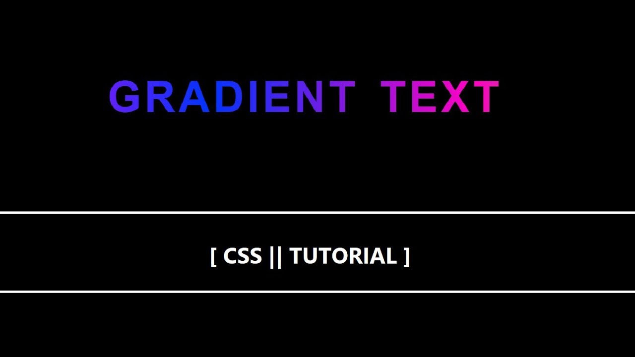 Gradient text animation || Color changing effect by CSS