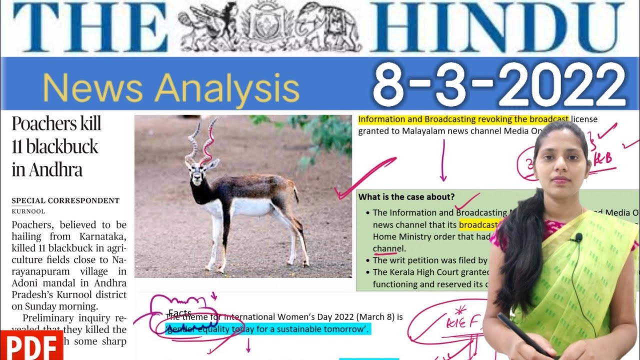 8 March 2022 | The Hindu Newspaper Analysis in English | #upsc #IAS
