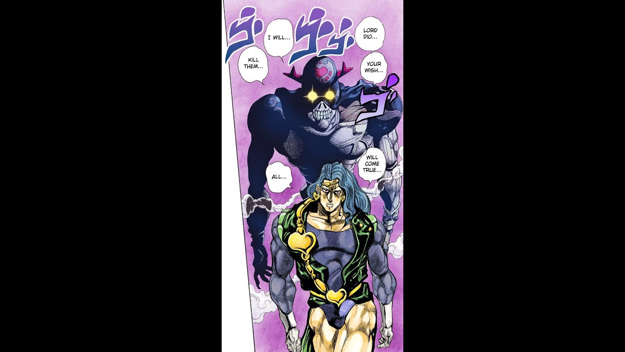 The Spirit of Emptiness, Vanilla Ice  - manga version w/ anime voices (JJBA SC)