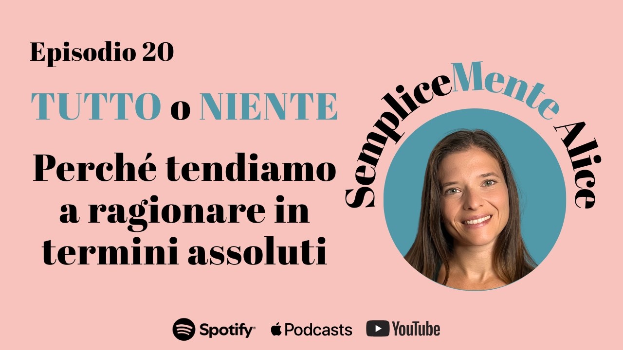 Se dici SEMPRE o MAI, il tuo cervello ti sta mentendo