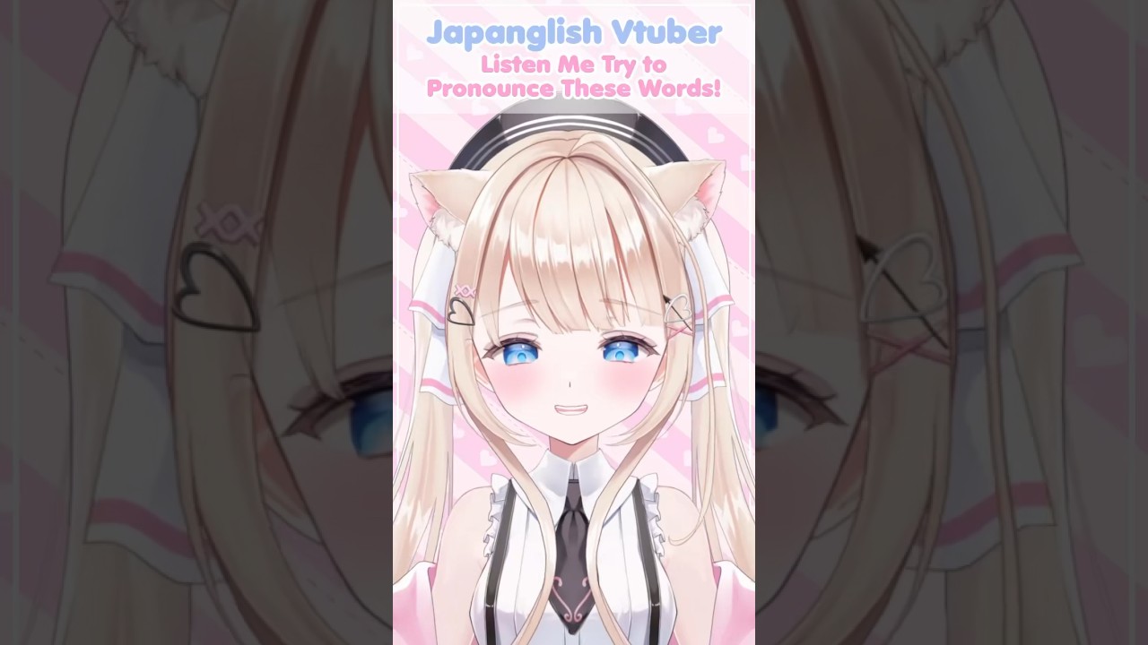 Listen Me Try to Pronounce These Words! #shorts #vtuber #vtuberen #japanglish