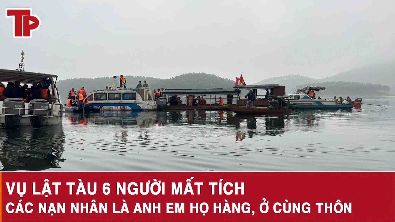 Vụ lật tàu 6 người mất tích: Các nạn nhân là anh em họ hàng, ở cùng thôn