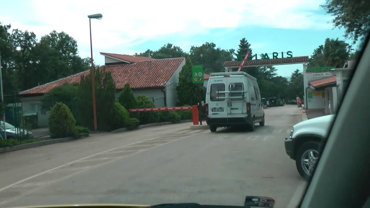 FKK Solaris Poreč- př&iacute;jezd do kempu