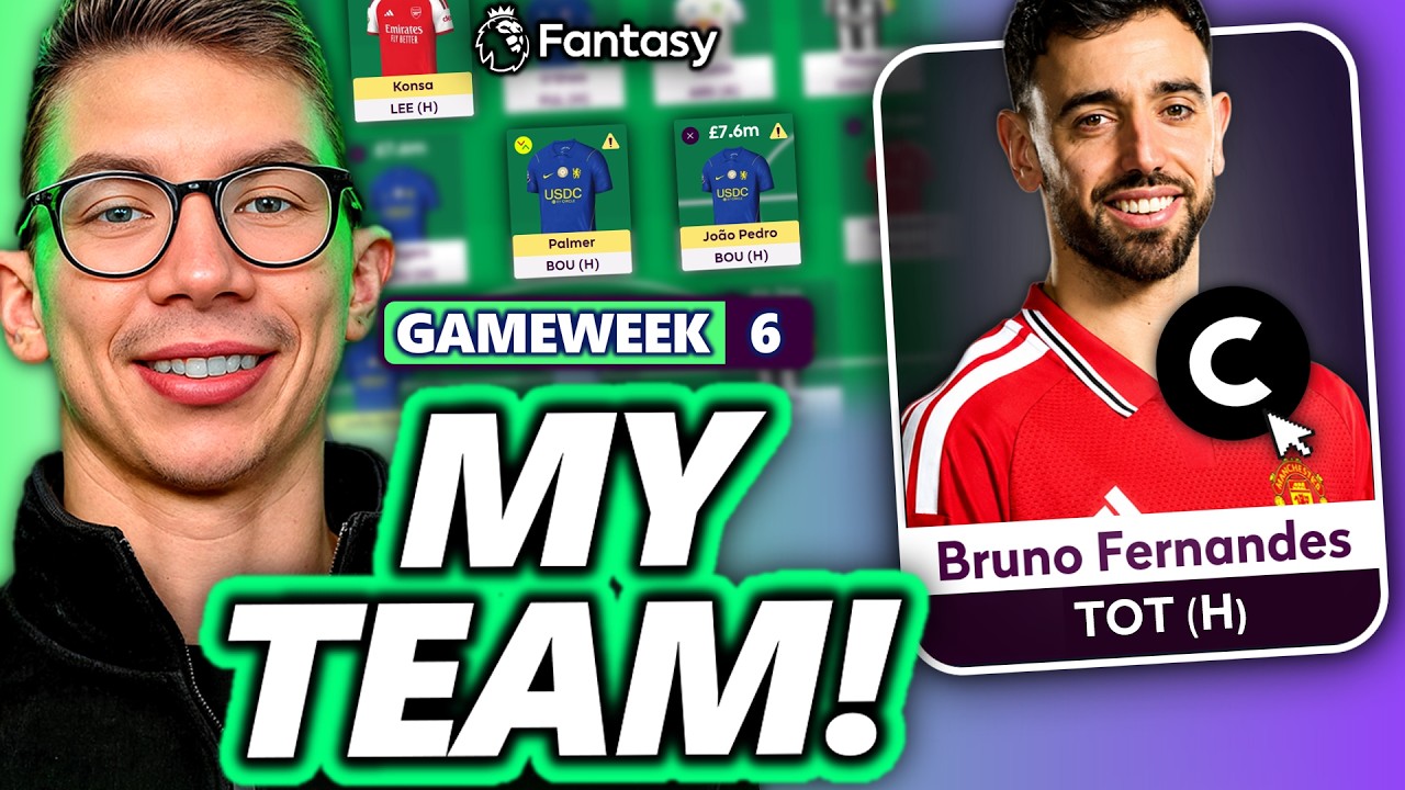 НЕ ЗНАЮ, ЧТО ДЕЛАТЬ! МОЯ КОМАНДА НА 6-Й ТУР FPL! | Fantasy Premier League 26/27