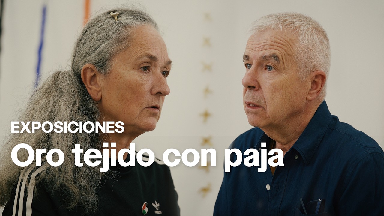 Exposición Oro tejido con paja