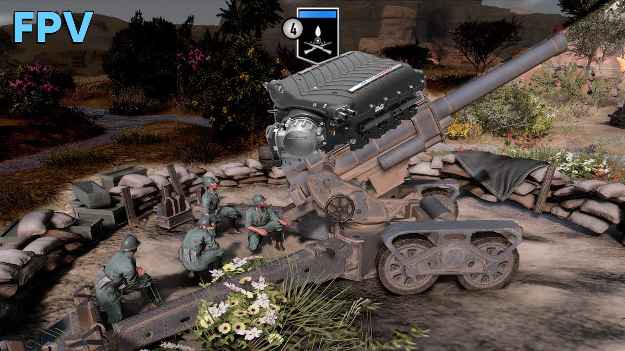 COH3 FPV Supercharging the Obice with the buffed officer