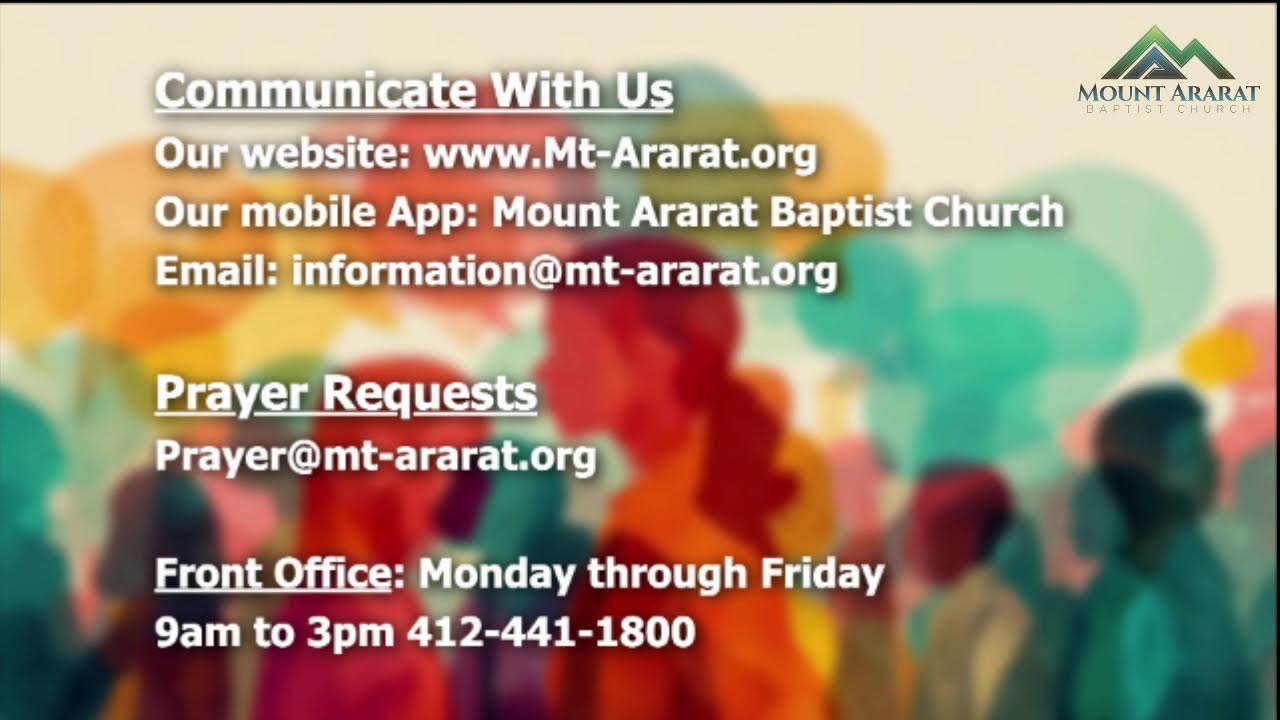 Mt. Ararat Baptist Church Pittsburgh Pa