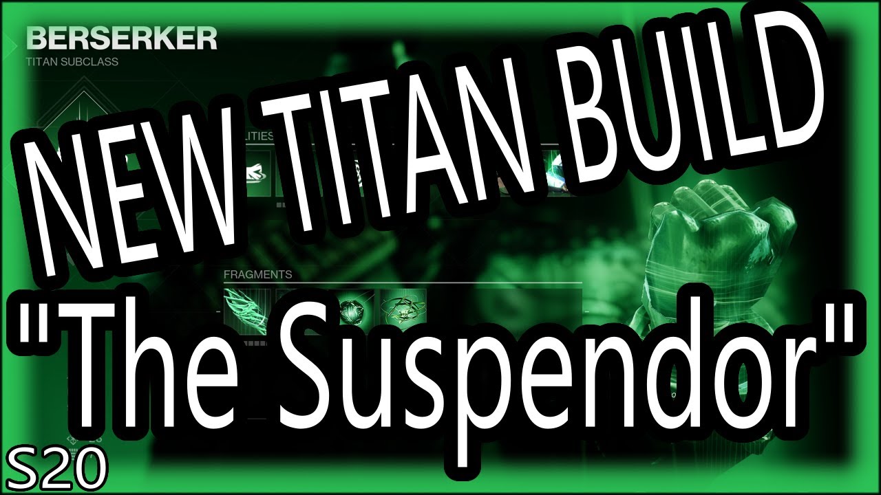 Destiny 2 | STRAND TITAN SUSPEND SPAM BUILD | S20