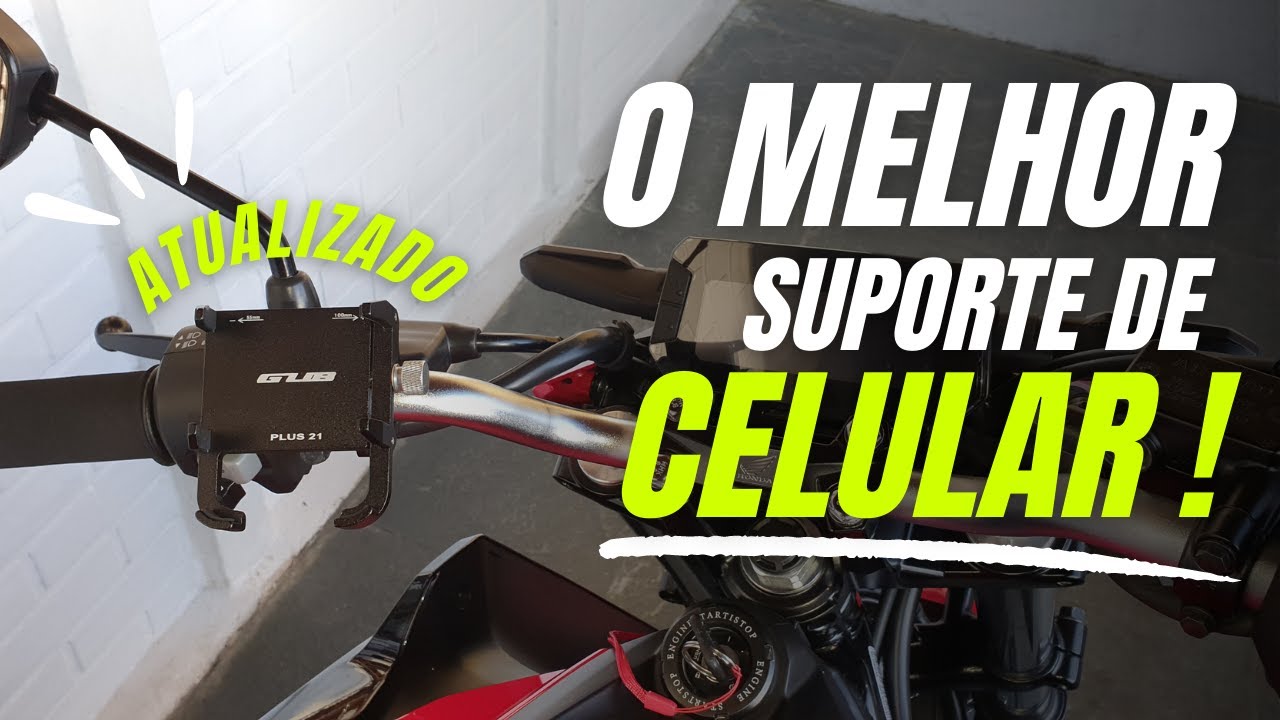 O MELHOR SUPORTE DE CELULAR PARA MOTO ATUALIZADO GUB PLUS 21