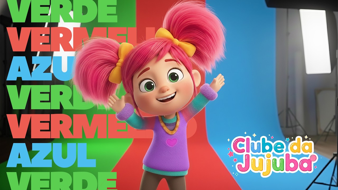 Verde, Vermelho e Azul | Desenho Animado | Clube da Jujuba