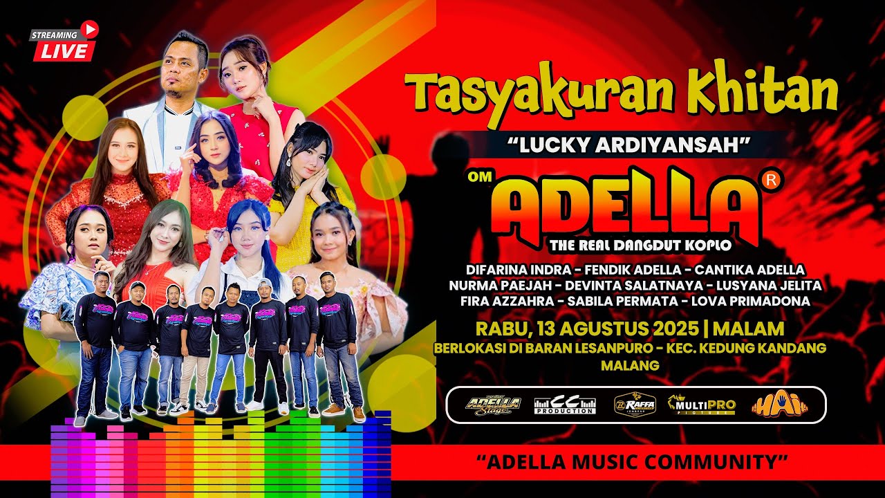 🔴LIVE STREAMING OM ADELLA TASYAKURAN KHITAN 