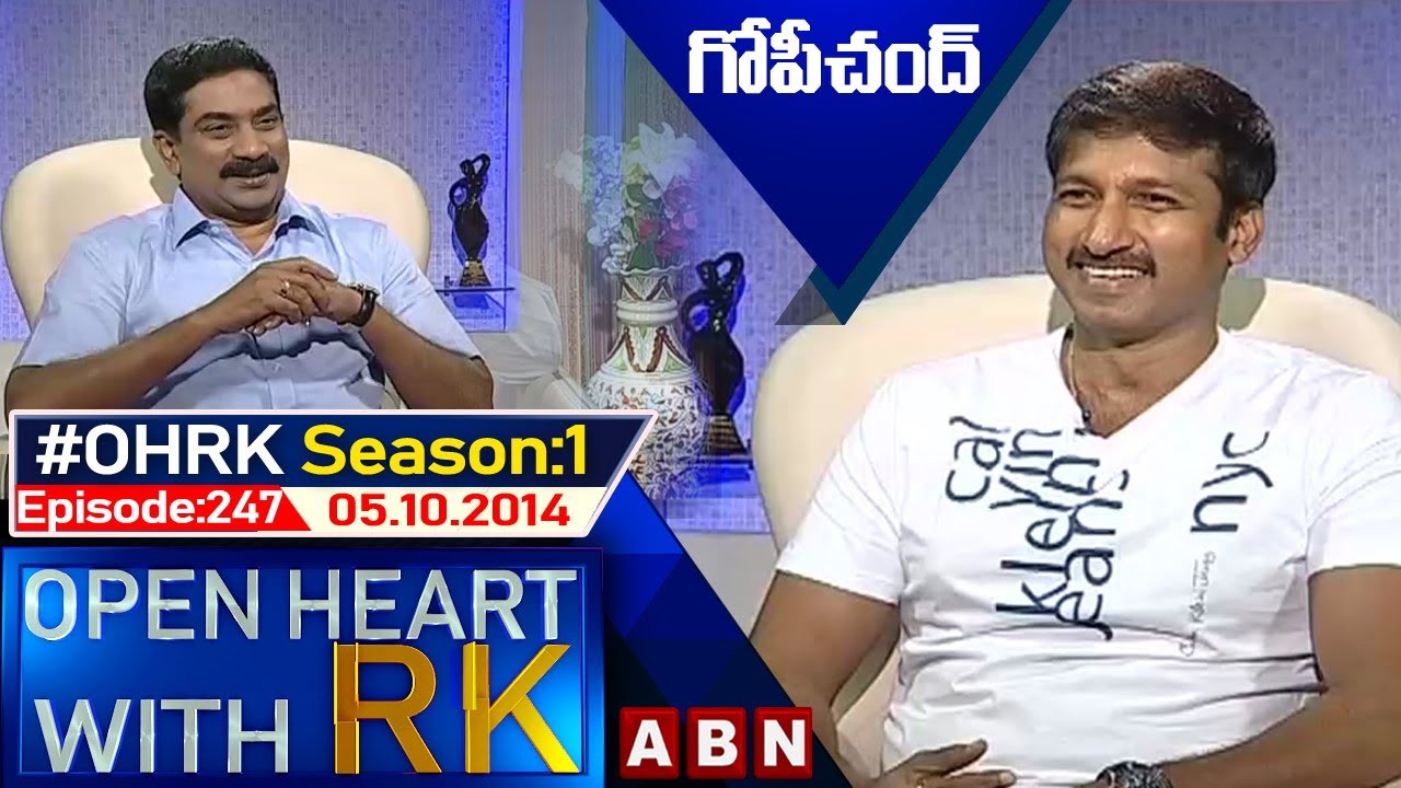Gopichand Open Heart With RK | Season:01 - Episode: 247 | 05.07.14 | 