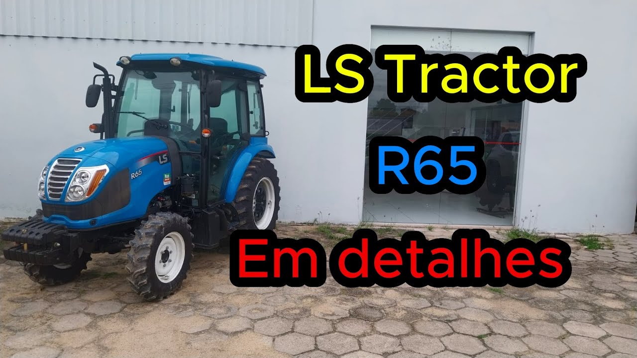 Trator R65 da LS Tractor o rei do café em DETALHES