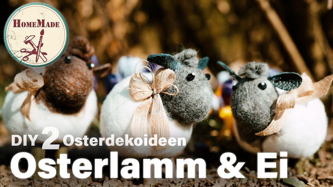 DIY | Osterlamm trifft Osterei – 2 Ideen für Osterdekorationen zum selber machen