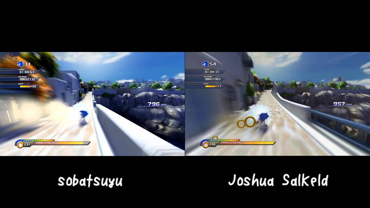 Speed Run Battle:Sonic Unleashed Windmill Isle Act2-2