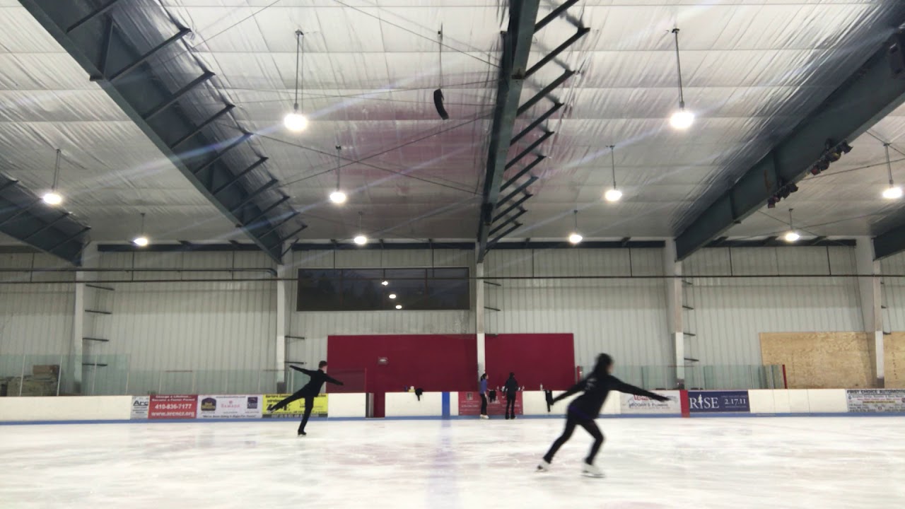 Change of Foot Sit Spin Combo Practice