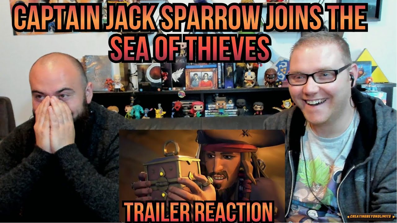 Captain Jack Sparrow Joins The Sea Of Thieves - A Pirate's Life - Trailer Reaction!