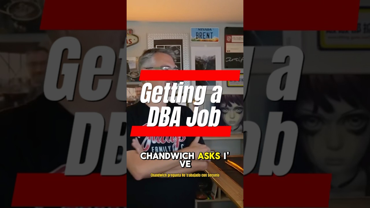 Getting a DBA Job