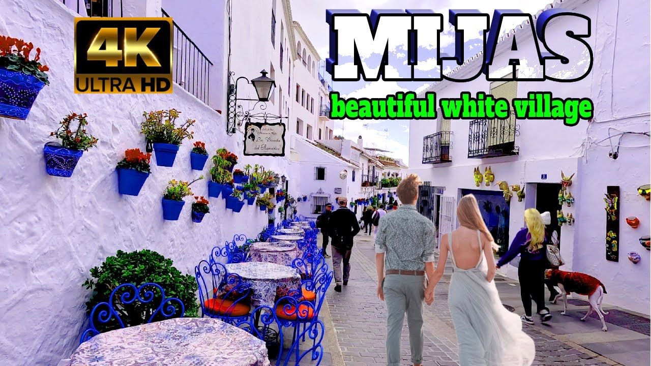 Mijas Malaga Spain: beautiful white village February 2024 ᵁᵖᵈᵃᵗᵉ | costa del sol [4k]