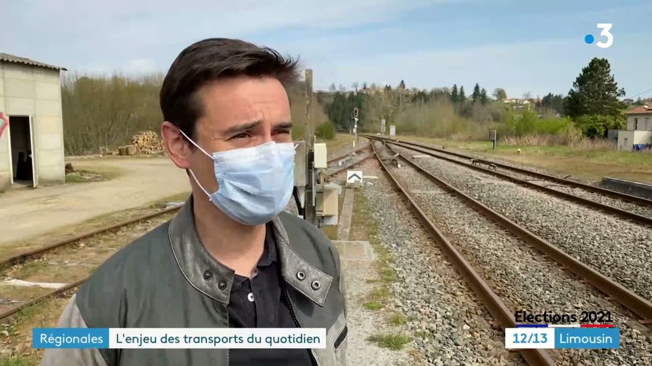 France 3 Limousin - les enjeux des lignes de desserte fine du territoire -  ligne Limoges Ussel