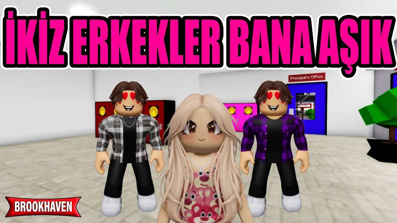 İKİZ ERKEKLER BANA SEVDALANDI ! ROBLOX BROOKHAVEN RP #roblox #brookhaven #rp