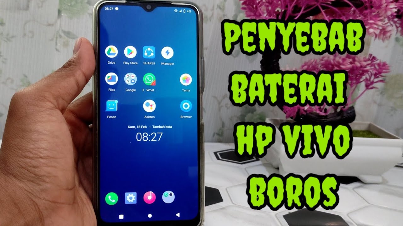 Cara Menghemat Baterai HP Vivo Yang Boros Di HP Vivo Y1S, Y12S, Y12i, Y12 & Vivo Lainnya
