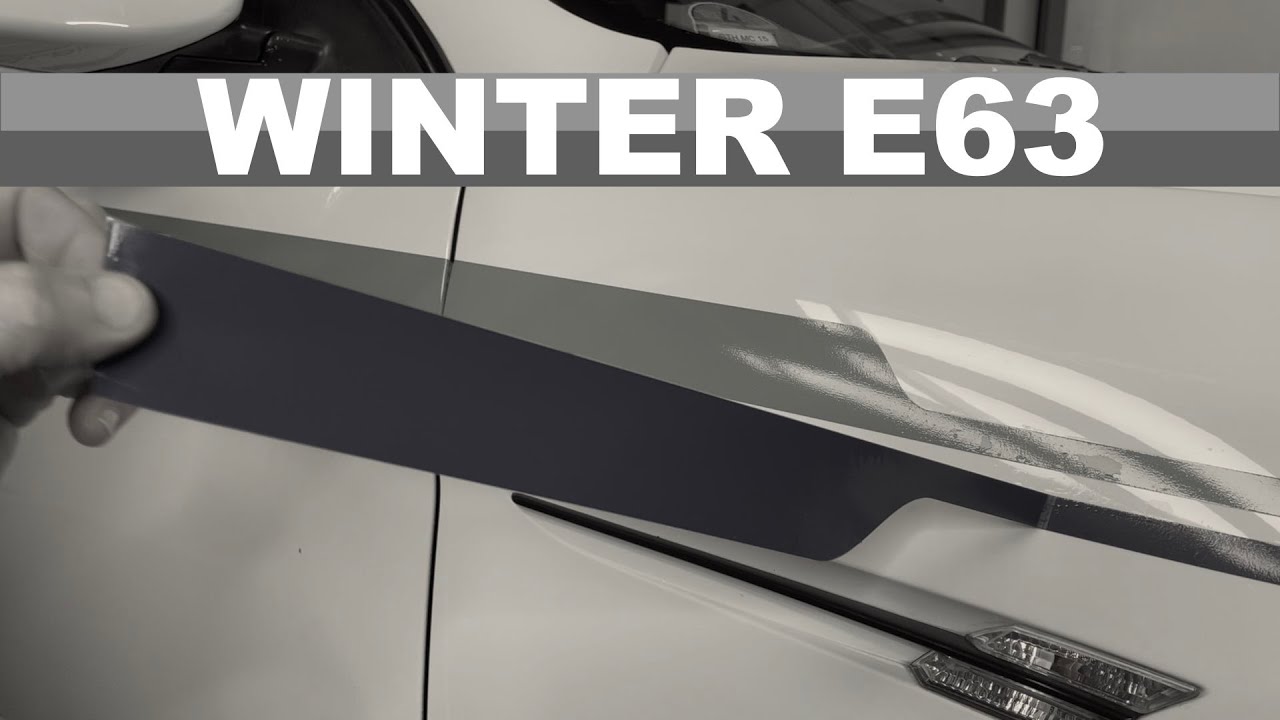 Deutsche TÜV erlauben nur kleine bunte Streifen - BMW E63 ALPINA